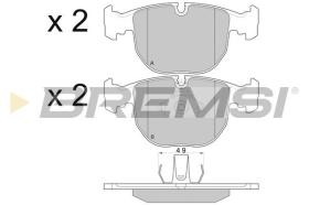 BREMSI BP2774 - PASTILLAS DE FRENO BMW, LAND ROVER, ALPINA