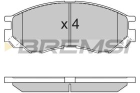 BREMSI BP2775 - PASTILLAS DE FRENO MITSUBISHI