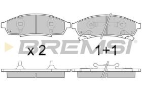 BREMSI BP2778 - PASTILLAS DE FRENO OLDSMOBILE, CHEVROLET, BUICK