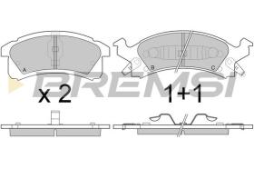 BREMSI BP2779 - PASTILLAS DE FRENO CHEVROLET, BUICK