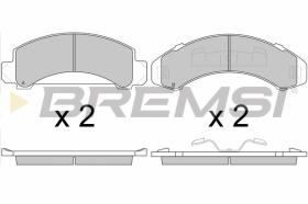 BREMSI BP2782 - PASTILLAS DE FRENO FORD USA