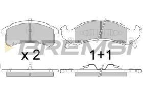 BREMSI BP2789 - PASTILLAS DE FRENO PONTIAC, CHEVROLET, CADILLAC