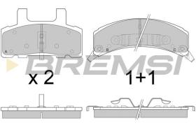 BREMSI BP2790 - PASTILLAS DE FRENO DODGE, CHEVROLET, CADILLAC