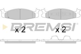 BREMSI BP2795 - PASTILLAS DE FRENO FORD USA