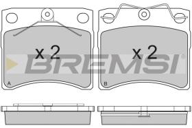 BREMSI BP2802 - PASTILLAS DE FRENO VW