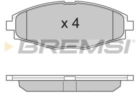 BREMSI BP2804 - PASTILLAS DE FRENO DAEWOO, CHEVROLET