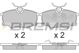 BREMSI BP2805 - PASTILLAS DE FRENO OPEL