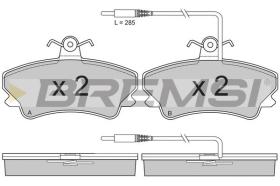 BREMSI BP2809 - PASTILLAS DE FRENO RENAULT