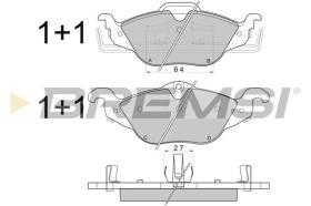 BREMSI BP2810 - PASTILLAS DE FRENO OPEL, CHEVROLET, VAUXHALL