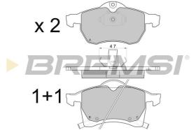 BREMSI BP2811 - PASTILLAS DE FRENO OPEL