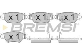 BREMSI BP2812 - PASTILLAS DE FRENO OPEL, CHEVROLET, VAUXHALL