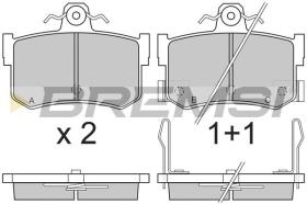 BREMSI BP2818 - PASTILLAS DE FRENO ROVER, MG