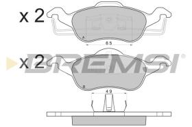 BREMSI BP2824 - PASTILLAS DE FRENO FORD