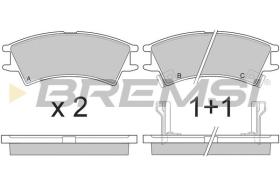 BREMSI BP2825 - PASTILLAS DE FRENO HYUNDAI