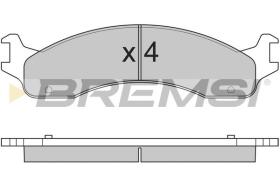 BREMSI BP2830 - PASTILLAS DE FRENO FORD USA