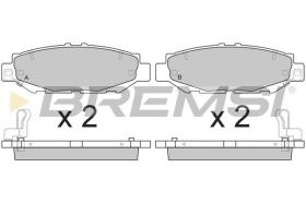 BREMSI BP2831 - PASTILLAS DE FRENO TOYOTA, LEXUS