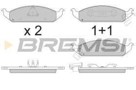 BREMSI BP2837 - PASTILLAS DE FRENO DODGE, CHRYSLER