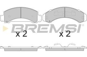 BREMSI BP2840 - PASTILLAS DE FRENO FORD USA