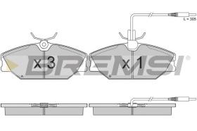 BREMSI BP2849 - PASTILLAS DE FRENO RENAULT, ALPINE