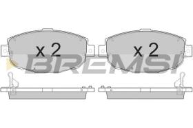 BREMSI BP2856 - PASTILLAS DE FRENO TOYOTA, LEXUS