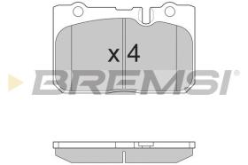 BREMSI BP2858 - PASTILLAS DE FRENO NISSAN, LEXUS