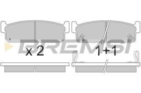 BREMSI BP2860 - PASTILLAS DE FRENO NISSAN, INFINITI