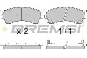 BREMSI BP2864 - PASTILLAS DE FRENO MAZDA, KIA, FORD USA