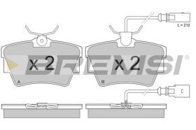 BREMSI BP2867 - PASTILLAS DE FRENO VW