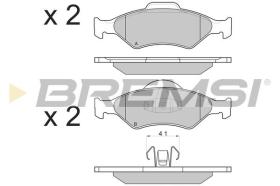 BREMSI BP2873 - PASTILLAS DE FRENO FORD, MAZDA