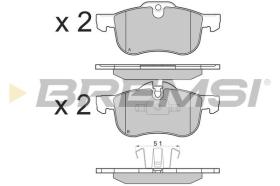 BREMSI BP2878 - PASTILLAS DE FRENO ROVER, MG