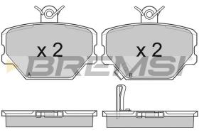 BREMSI BP2881 - PASTILLAS DE FRENO SMART