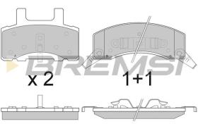 BREMSI BP2885 - PASTILLAS DE FRENO DODGE, CHEVROLET