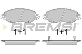 BREMSI BP2887 - PASTILLAS DE FRENO FORD