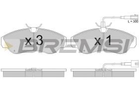 BREMSI BP2889 - PASTILLAS DE FRENO FIAT, PEUGEOT, CITROEN