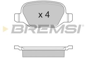 BREMSI BP2890 - PASTILLAS DE FRENO FIAT, ALFA ROMEO, LANCIA