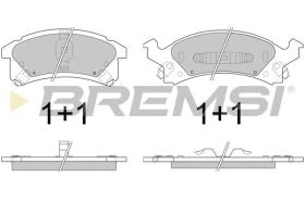 BREMSI BP2893 - PASTILLAS DE FRENO CHEVROLET, BUICK