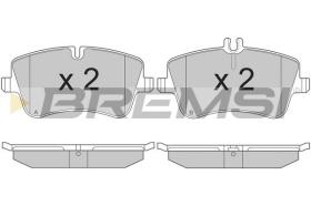 BREMSI BP2896 - PASTILLAS DE FRENO MERCEDES-BENZ