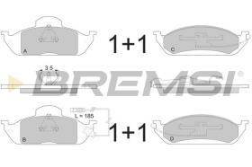 BREMSI BP2897 - PASTILLAS DE FRENO MERCEDES-BENZ