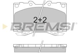 BREMSI BP2898 - PASTILLAS DE FRENO TOYOTA, LEXUS