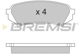 BREMSI BP2899 - PASTILLAS DE FRENO TOYOTA, LEXUS