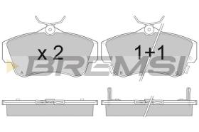 BREMSI BP2908 - PASTILLAS DE FRENO DODGE, CHRYSLER