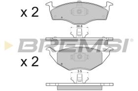 BREMSI BP2914 - PASTILLAS DE FRENO VW