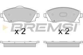 BREMSI BP2915 - PASTILLAS DE FRENO OPEL