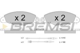 BREMSI BP2930 - PASTILLAS DE FRENO CITROEN