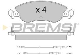 BREMSI BP2940 - PASTILLAS DE FRENO CITROEN