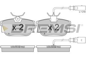 BREMSI BP2946 - PASTILLAS DE FRENO FORD, VW, SEAT