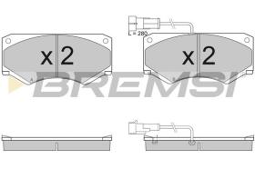 BREMSI BP2948 - PASTILLAS DE FRENO IVECO