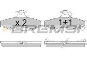 BREMSI BP2956 - PASTILLAS DE FRENO SSANGYONG, DAEWOO