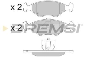 BREMSI BP2959 - PASTILLAS DE FRENO FIAT