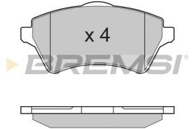 BREMSI BP2960 - PASTILLAS DE FRENO LAND ROVER